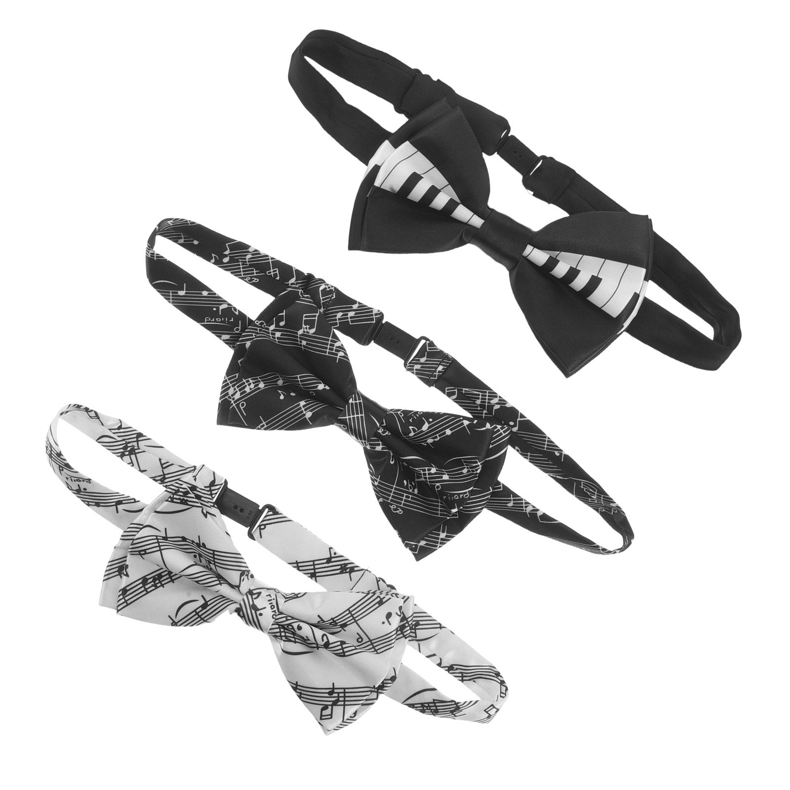 Bow Tie Pre Tied - Zestaw 3 muszkiec dla artystów, w