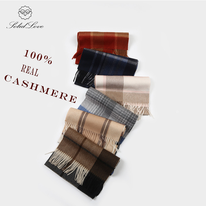 100% Kaszmirowy Szalik W Kratę – Muffler Men Wool recenzja i cena