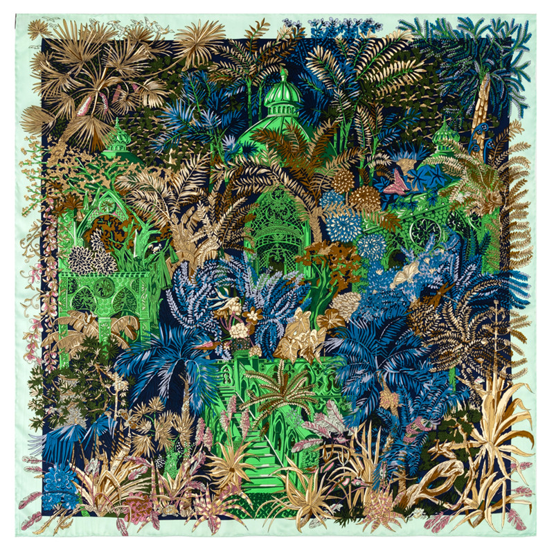 Ręczny ręcznie walcowany jedwa – Scarf Silk Square recenzja i cena