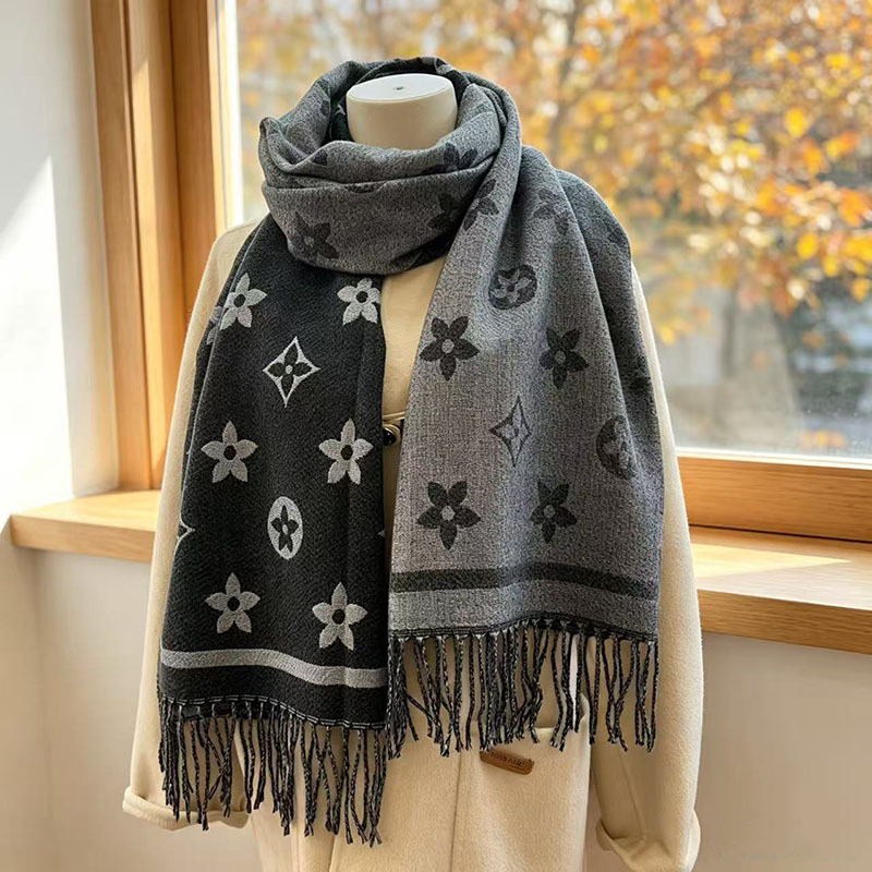 Stylowy damski szal z motywem  – Infinity Scarf Knit recenzja i cena