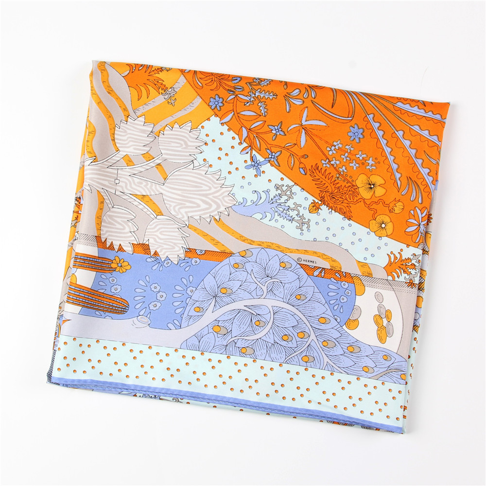 Ręczny ręcznie walcowany jedwa – Scarf Silk Square recenzja i cena