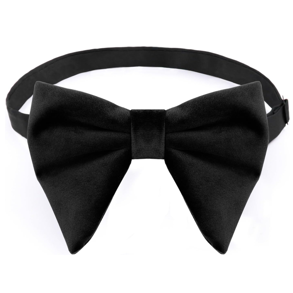 Męskie aksamitne muszki, gotow – Bow Tie Pre Tied recenzja i cena