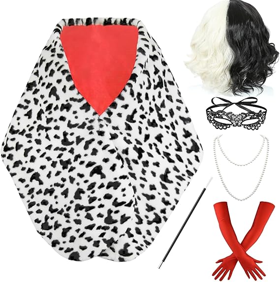 Kostium Cruella De Vil na impr – Face Scarf Mask recenzja i cena