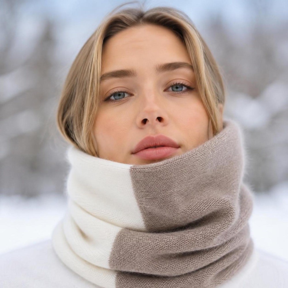 Miękka, kolorowa, łączona w po – Infinity Scarf Knit recenzja i cena