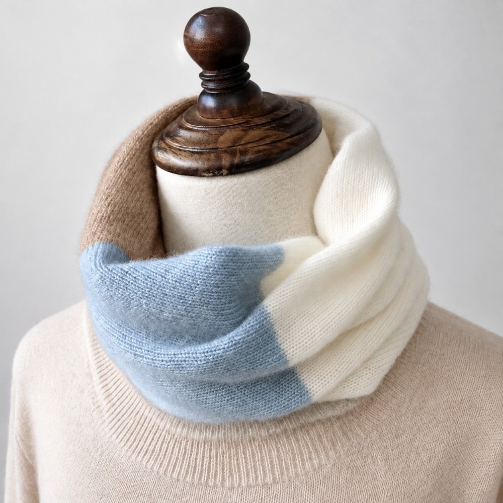 Miękka, kolorowa, łączona w po – Infinity Scarf Knit recenzja i cena