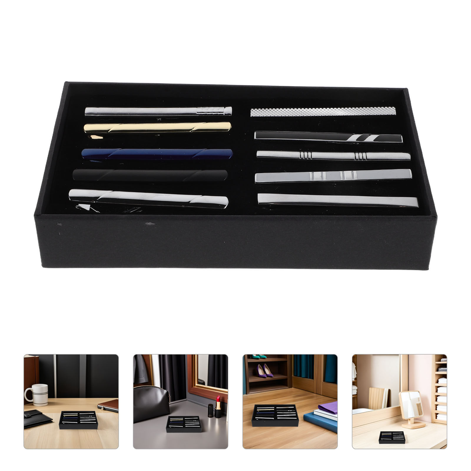 10 sztuk – elegancki zestaw me – Tie Bar Set Gift recenzja i cena